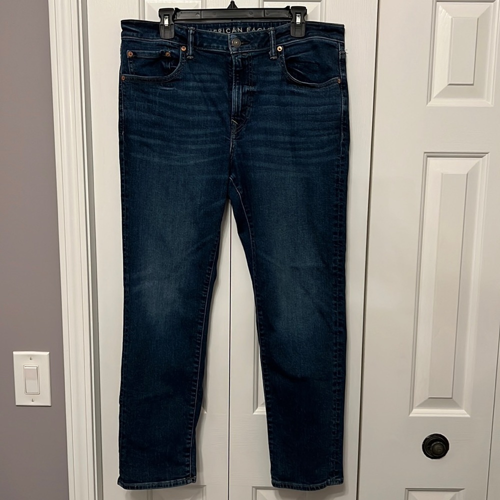 Men’s American Eagle Slim Straight Jeans 36x30 Airflex+